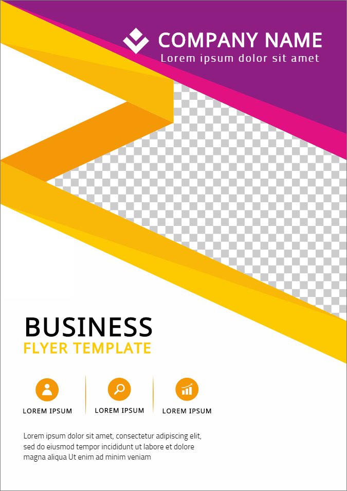 18084-Business Poster Flyer Template Layout Design Corporate Company Annual Report Vector Illustration In A4