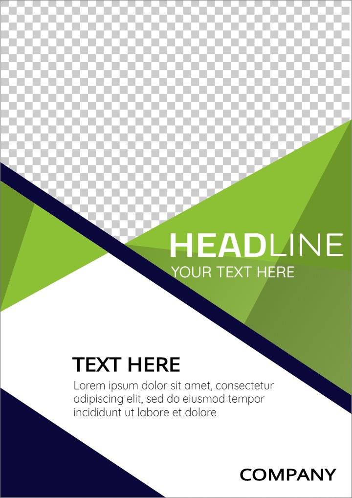 17455-Flyer Brochure Cover In A4 Size With Space For Images preview