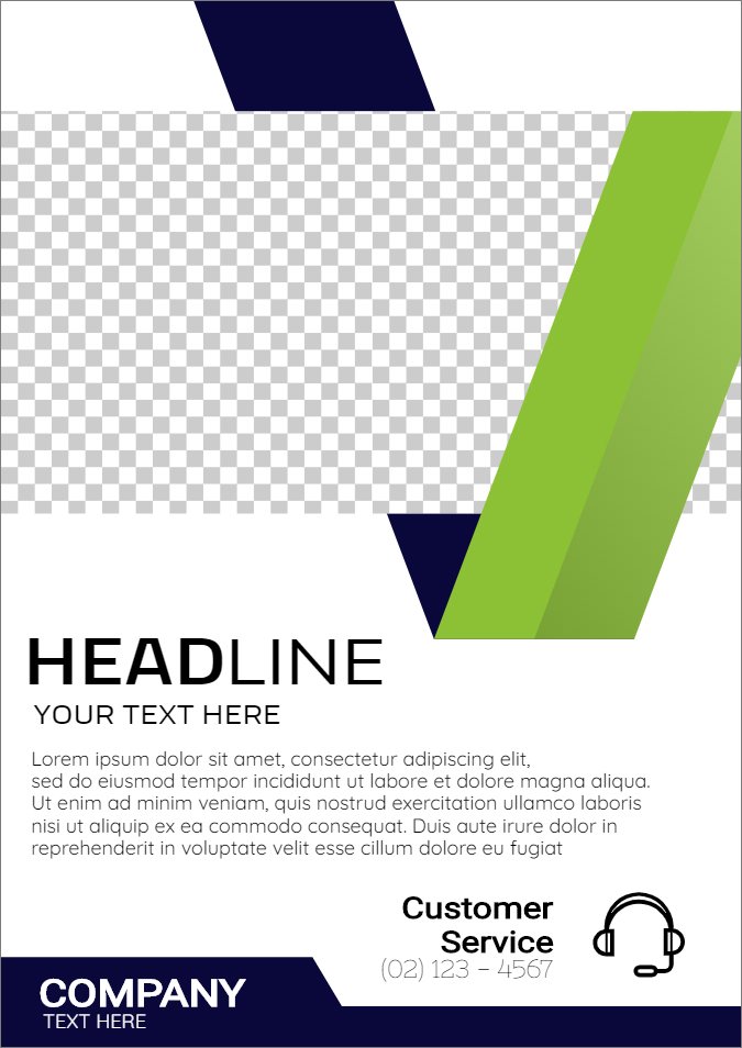 17475-Flyer Brochure Cover In A4 Size With Space For Images preview