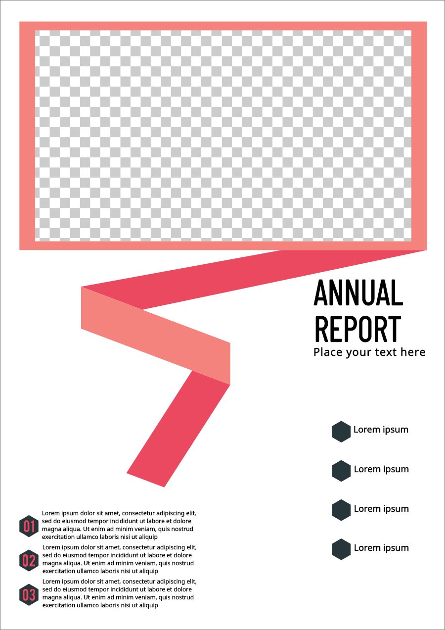 17675-Annual Report Card With Pink Ribbon preview
