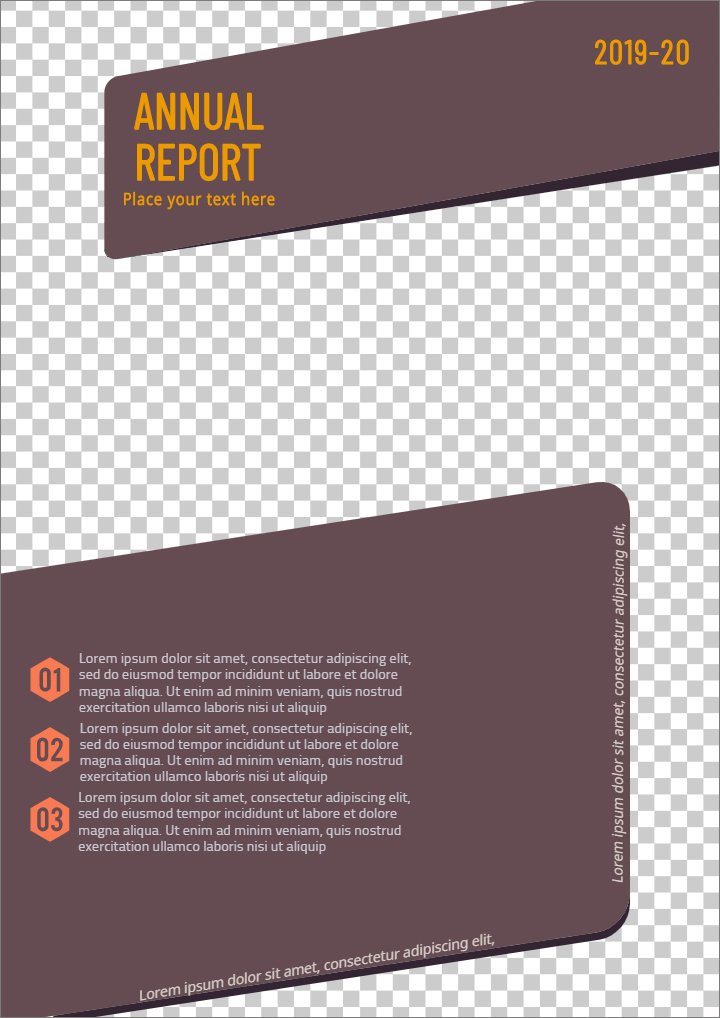 17762-Annual Report Card With Dark Theme preview
