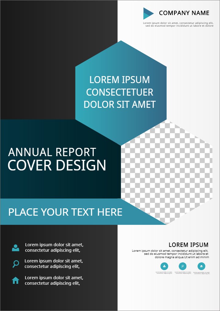 17838-Annual Report Flyer Template preview