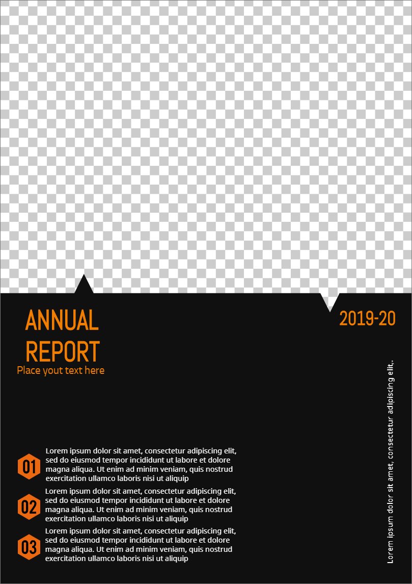 18103-Annual Report Card With Dark Background preview
