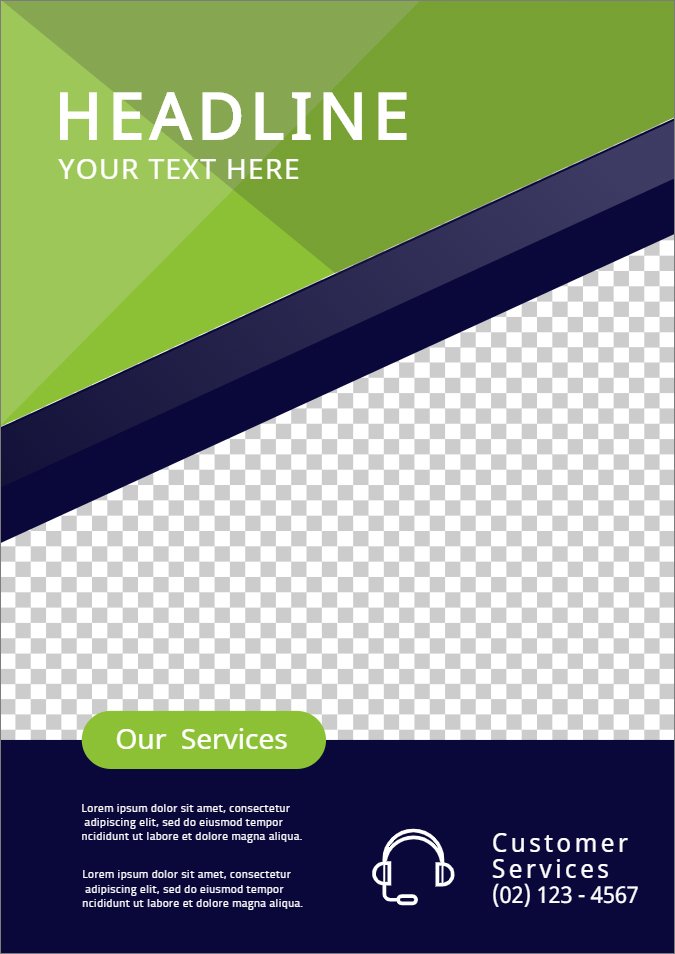 18203-Flyer Brochure Cover In A4 Size With Space For Images preview