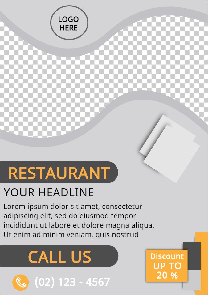 18636-Restaurant Flyer Premium New Design PREVIEW